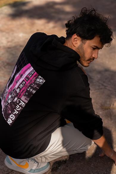 BRZ Collection Unisex Oversize Asian Street Sweatshirt Hoodie