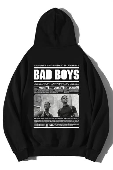BRZ Collection Unisex Oversize Bad Boys 25th Anniversary Hoodie