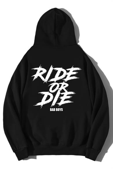 BRZ Collection Unisex Oversize Bad Boys Ride or Die Hoodie