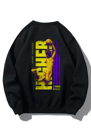 BRZ Collection Unisex Oversize Basketball Player Sweatshirt