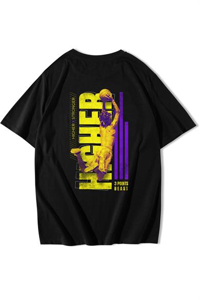 BRZ Collection Unisex Oversize Basketball Player T-shirt