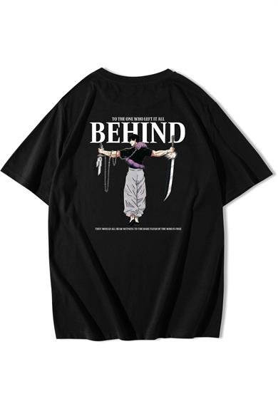 BRZ Collection Unisex Oversize Behind Anime T-shirt