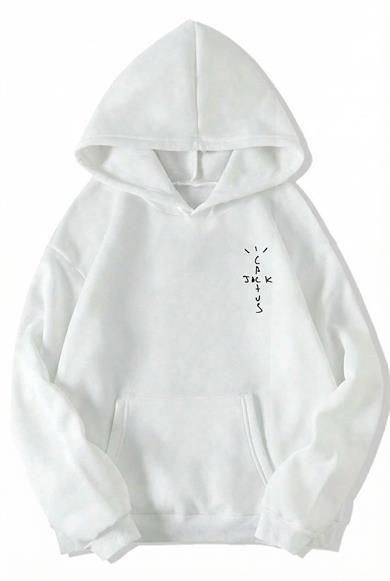 BRZ Collection Unisex Oversize (BEYAZ) Look Mom I Can Fly Travis Scott Astroworld HOODIE (BEYAZ)