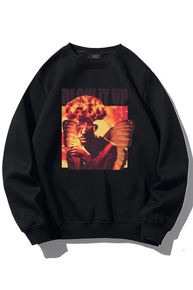 BRZ Collection Unisex Oversize Blow It Up Sweatshirt
