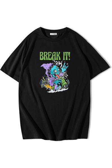 BRZ Collection Unisex Oversize Break It T-shirt