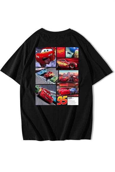 BRZ Collection Unisex Oversize Cars (Lightning McQueen) T-shirt