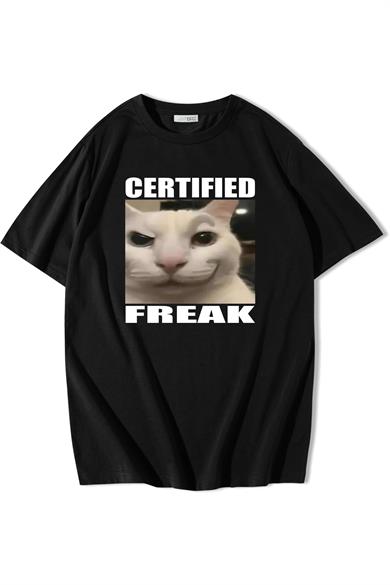 BRZ Collection Unisex Oversize Certified Freak T-shirt