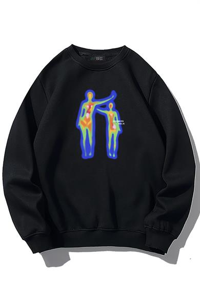 BRZ Collection Unisex Oversize Coolane Figure Sweatshirt