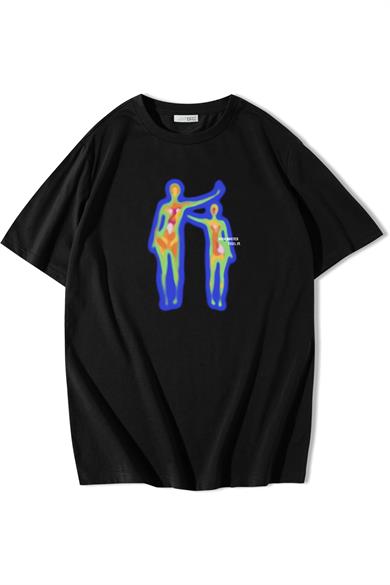 BRZ Collection Unisex Oversize Coolane Figure T-shirt