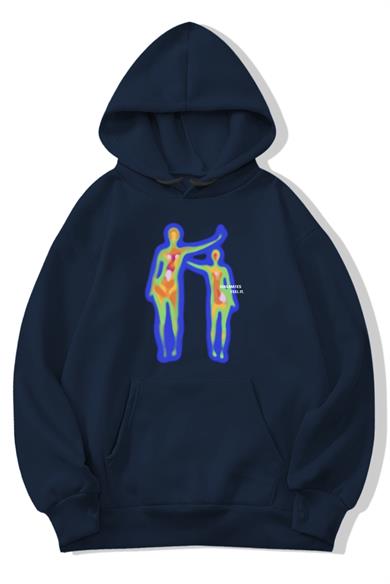 BRZ Collection Unisex Oversize Coolane Figure Hoodie