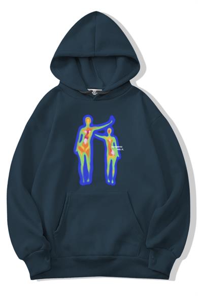BRZ Collection Unisex Oversize Coolane Figure Hoodie