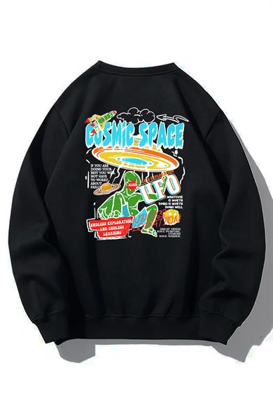 BRZ Collection Unisex Oversize Cosmic Space Sweatshirt