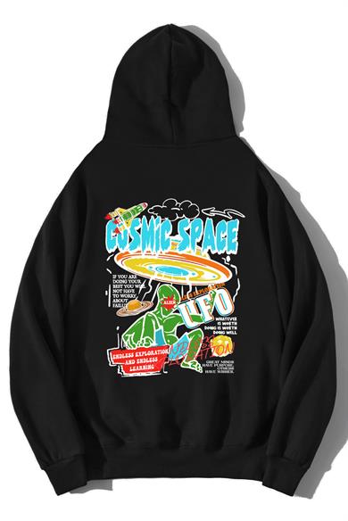 BRZ Collection Unisex Oversize Cosmif Space Hoodie