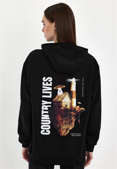BRZ Collection Unisex Oversize Country Lives Hoodie