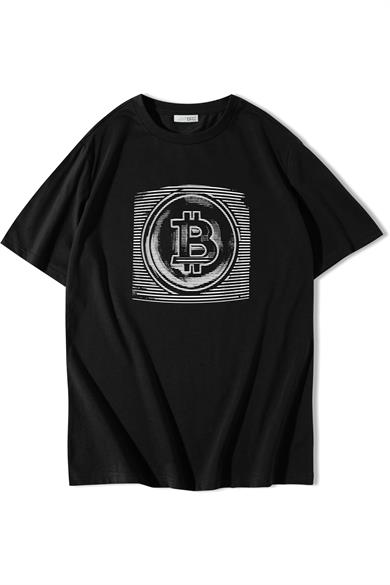 BRZ Collection Unisex Oversize Crypto static Bitcoin T-shirt