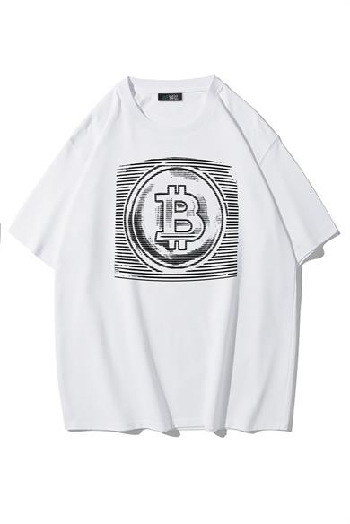 BRZ Collection Unisex Oversize Crypto static Bitcoin T-shirt