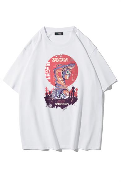 BRZ Collection Unisex Oversize Cyberpunk T-shirt