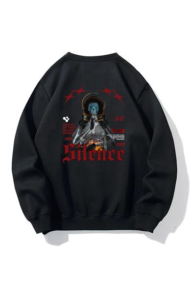 BRZ Collection Unisex Oversize Dancing in Silence Sweatshirt 