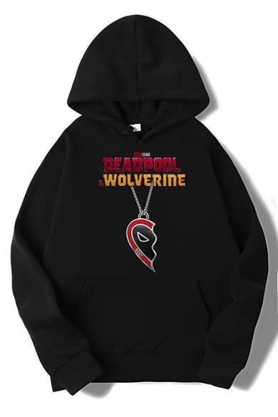 BRZ Collection Unisex Oversize Deadpool & Wolverine Best Friend Hoodie
