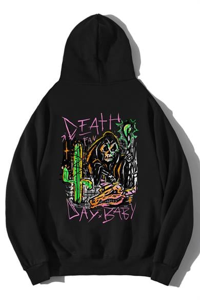 BRZ Collection Unisex Oversize Death Day Hoodie