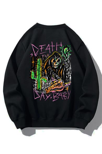 BRZ Collection Unisex Oversize Death Day Sweatshirt