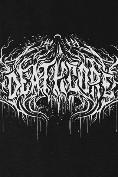 BRZ Collection Unisex Oversize Deathcore Lettering T-shirt