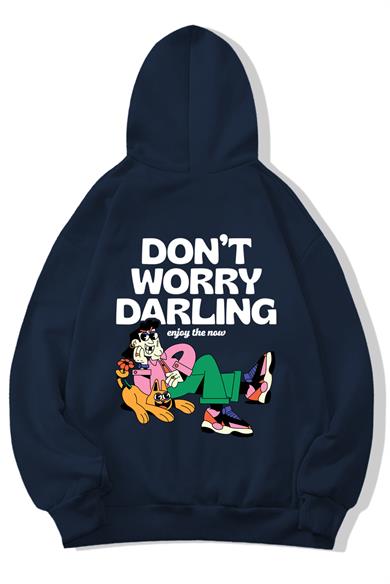 BRZ Collection Unisex Oversize Dont Worry Hoodie