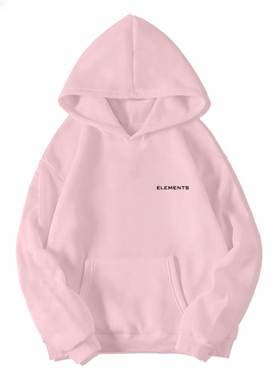BRZ Collection Unisex Oversize Dont Worry Hoodie (AÇIK PEMBE)