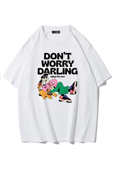 BRZ Collection Unisex Oversize Dont Worry T-shirt