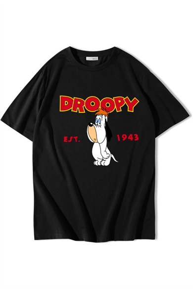 BRZ Collection Unisex Oversize Droopy T-shirt Siyah