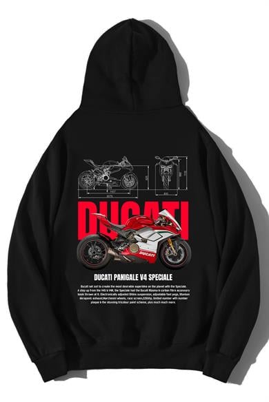 BRZ Collection Unisex Oversize Ducati Panigale V4 Speciale Hoodie