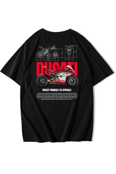 BRZ Collection Unisex Oversize Ducati Panigale V4 Speciale T-shirt