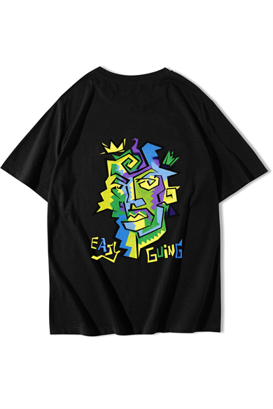 BRZ Collection Unisex Oversize Easy Going T-shirt Siyah