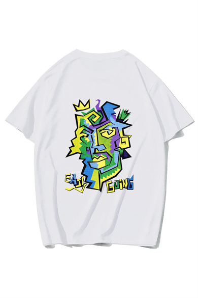 BRZ Collection Unisex Oversize Easy Going T-shirt (BEYAZ)