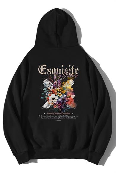 BRZ Collection Unisex Oversize Exquisite Blooms Hoodie