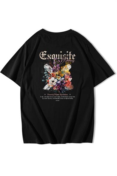 BRZ Collection Unisex Oversize Exquisite Blooms T-shirt