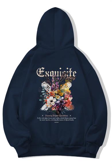 BRZ Collection Unisex Oversize Exquisite Blooms Hoodie