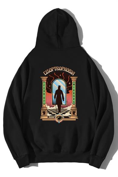 BRZ Collection Unisex Oversize Fear of Mirrors Hoodie