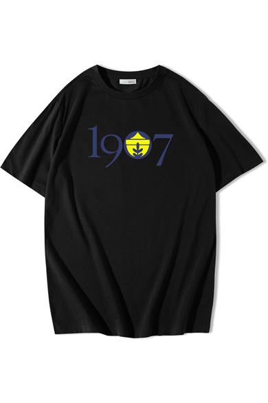 BRZ Collection Unisex Oversize Fenerbahçe 1907 Baskılı T-shirt