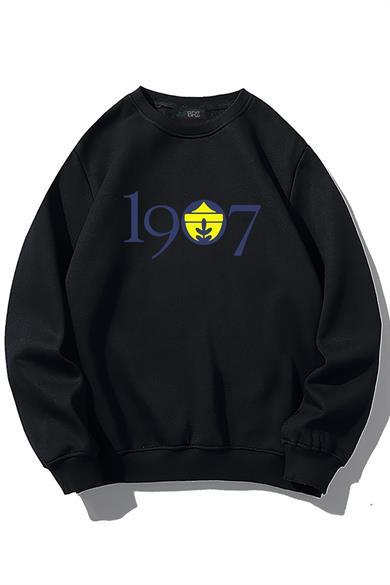 BRZ Collection Unisex Oversize Fenerbahçe 1907 Baskılı Sweatshirt
