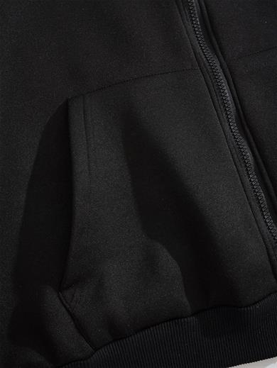 BRZ Collection Unisex Oversize King Dragon Fermuarlı Hoodie