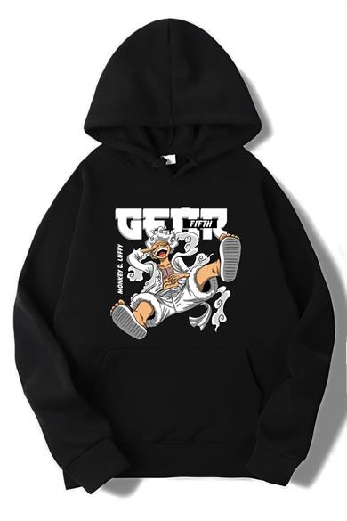 BRZ Collection Unisex Oversize Fifty Gear Monkey D. Luffy Hoodie