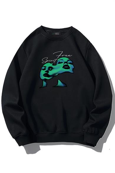 BRZ Collection Unisex Oversize Free Spirit Sweatshirt