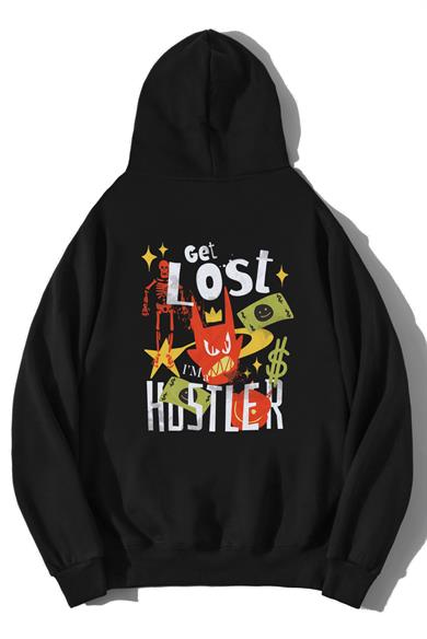 BRZ Collection Unisex Oversize Get Lost Hoodie