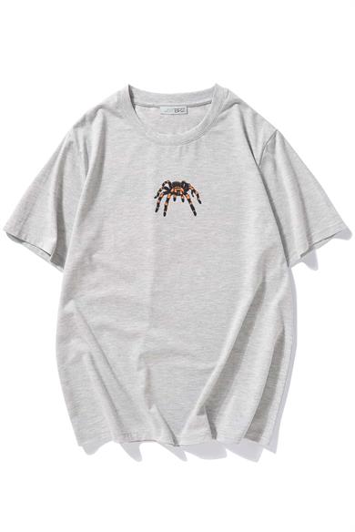 BRZ Collection Unisex Oversize Ön ve Arka Baskılı Goliath Spider T-shirt
