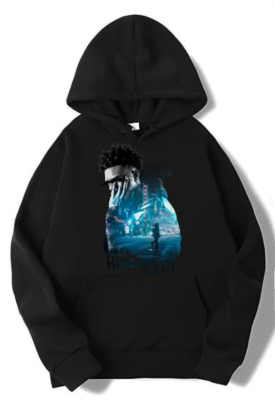 BRZ Collection Unisex Oversize Hell City Hoodie
