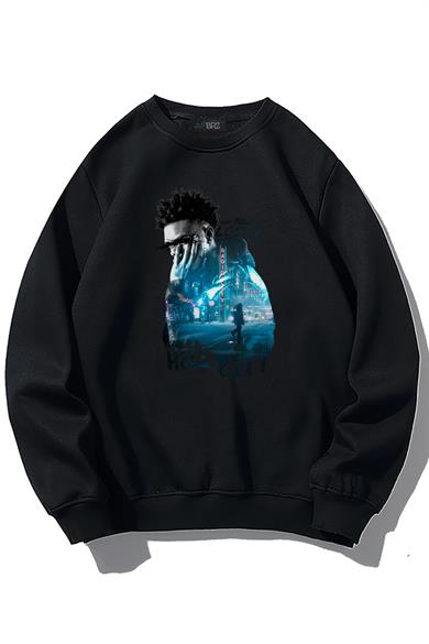 BRZ Collection Unisex Oversize Hell City Sweatshirt