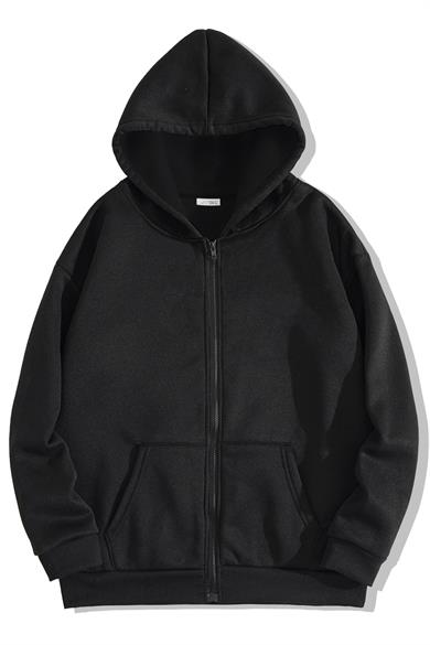 BRZ Collection Unisex Oversize HuntedHouse Welcome Home Fermuarlı Hoodie