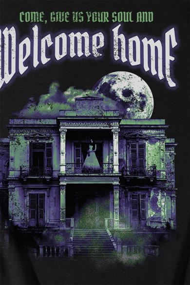 BRZ Collection Unisex Oversize HuntedHouse Welcome Home T-shirt
