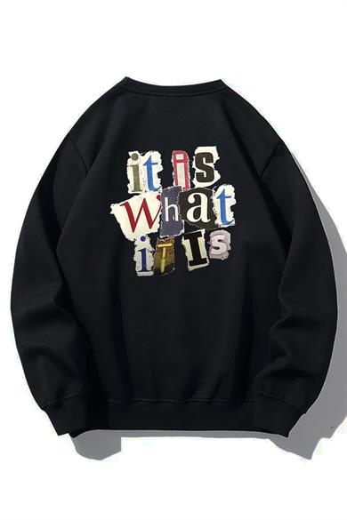 BRZ Collection Unisex Oversize It Is What It Is Sweatshirt